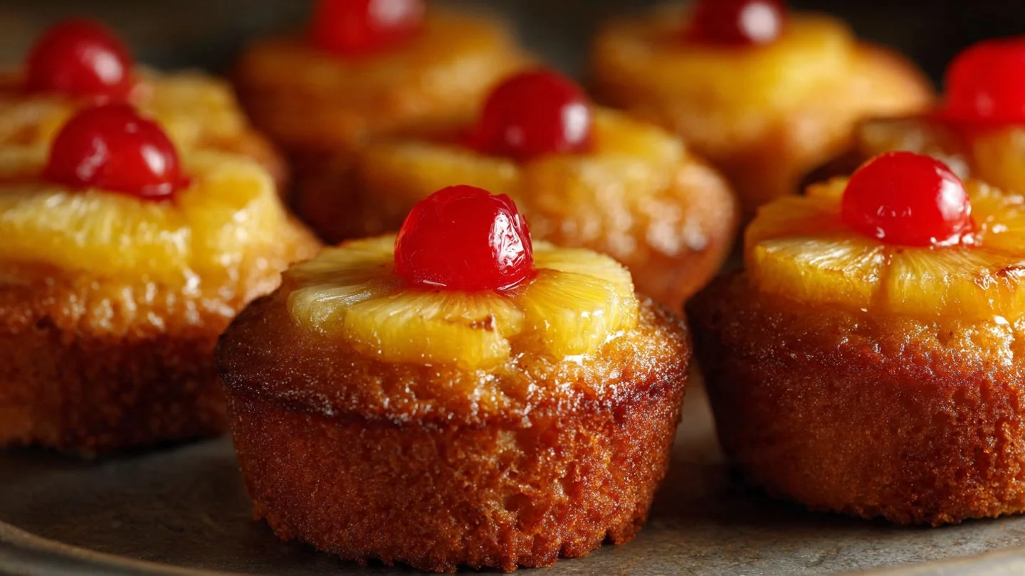 Pineapple Upside-Down Muffins