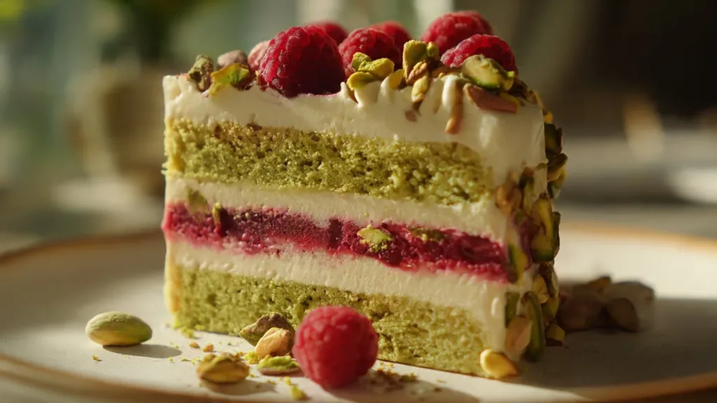 Pistachio Raspberry Dream Cake: A Slice of Heaven Pistachio Raspberry Dream Cake Pistachio Raspberry Dream Cake: A Slice of Heaven