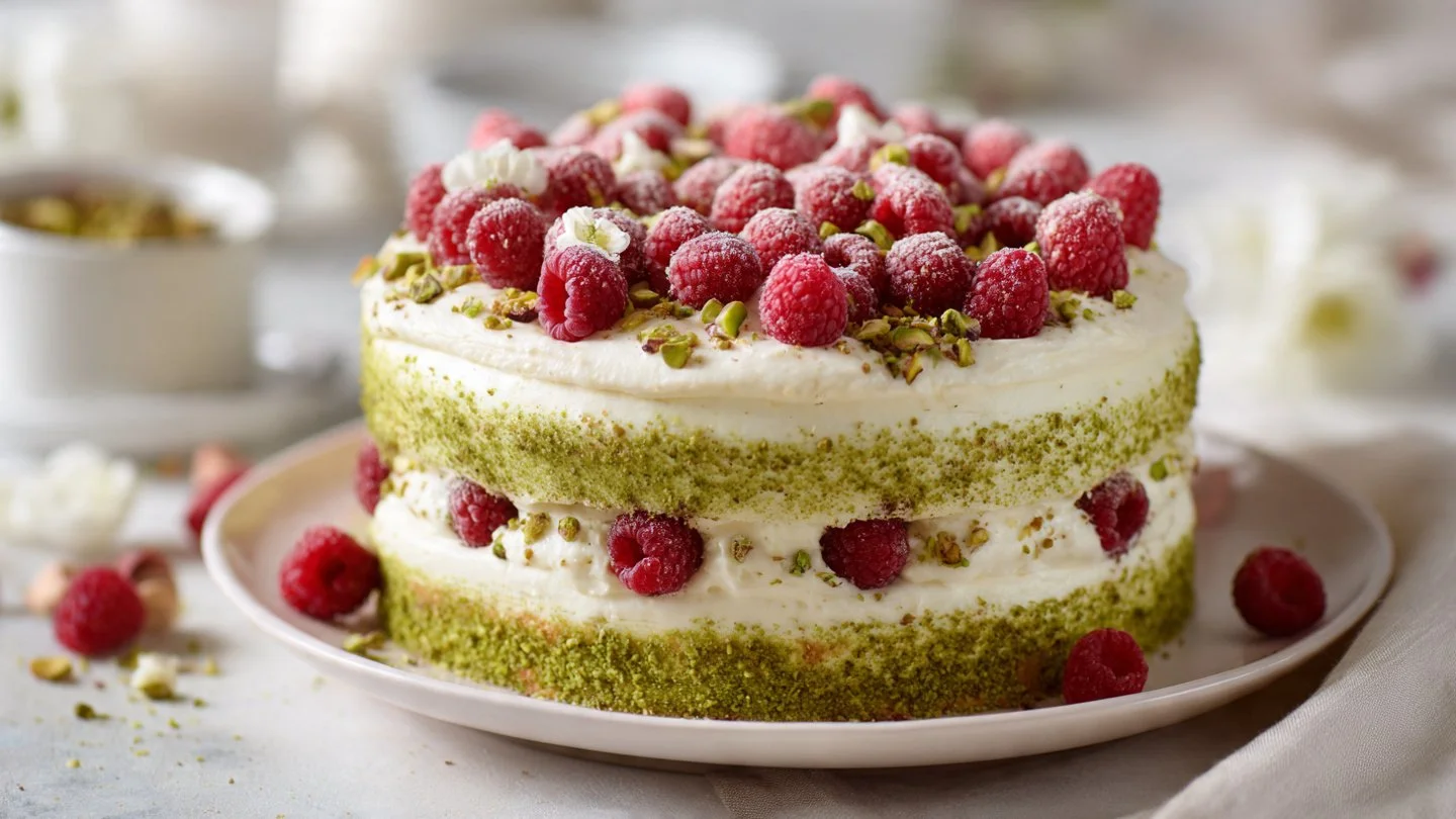 Pistachio Raspberry Dream Cake: A Slice of Heaven Pistachio Raspberry Dream Cake Pistachio Raspberry Dream Cake
