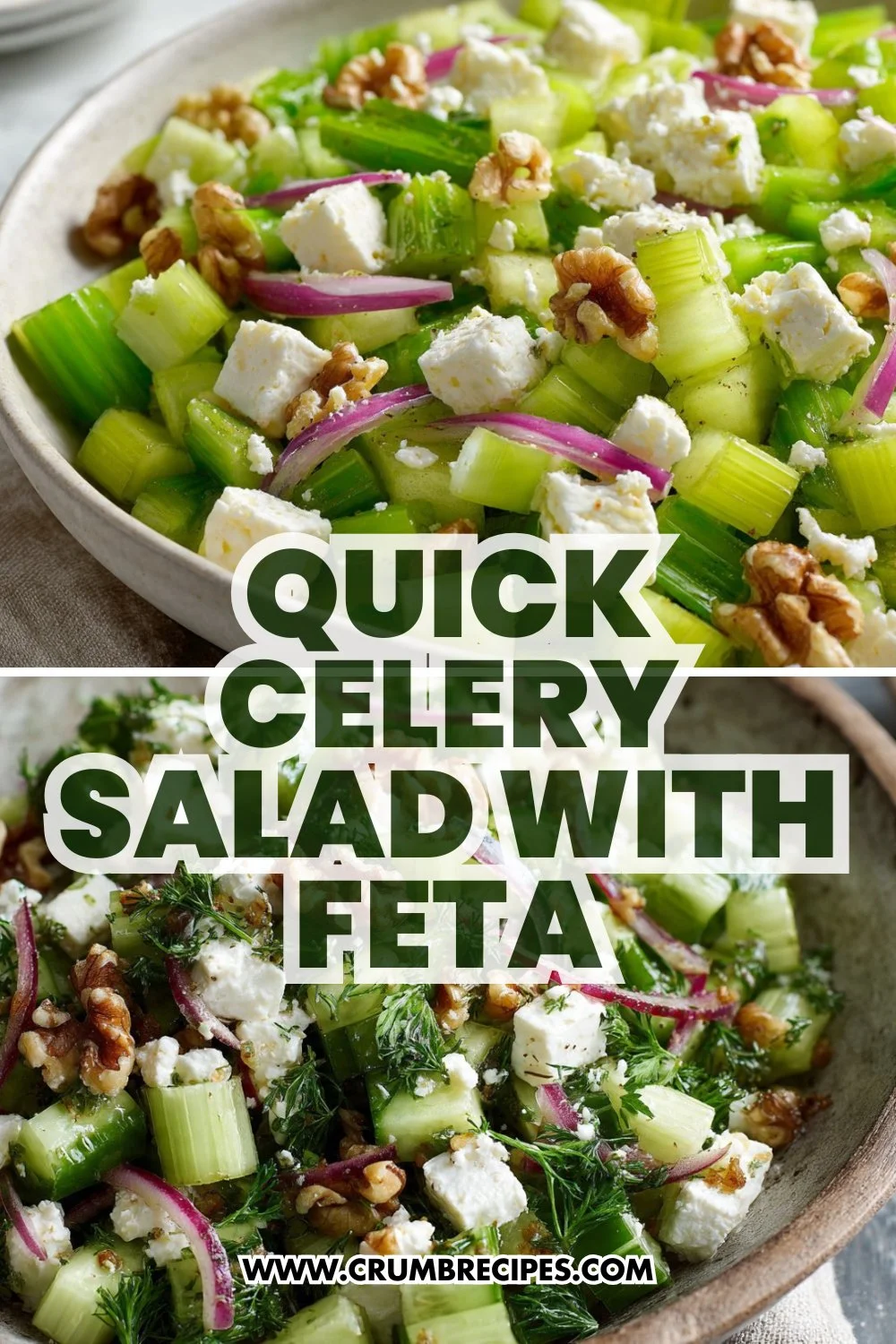 Quick Celery Salad with Feta