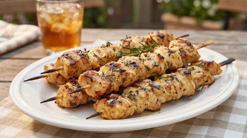 Crispy Ranch Garlic Parmesan Chicken Skewers : Easy Grill Recipe Garlic Parmesan Chicken Crispy Ranch Garlic Parmesan Chicken Skewers : Easy Grill Recipe