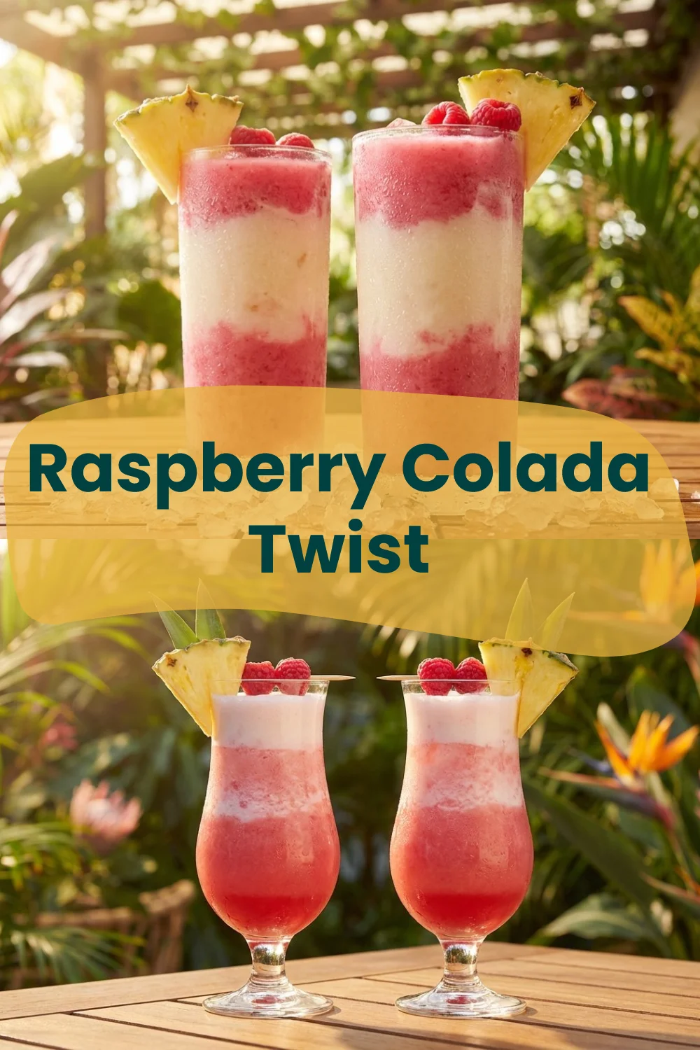 Raspberry Colada Twist