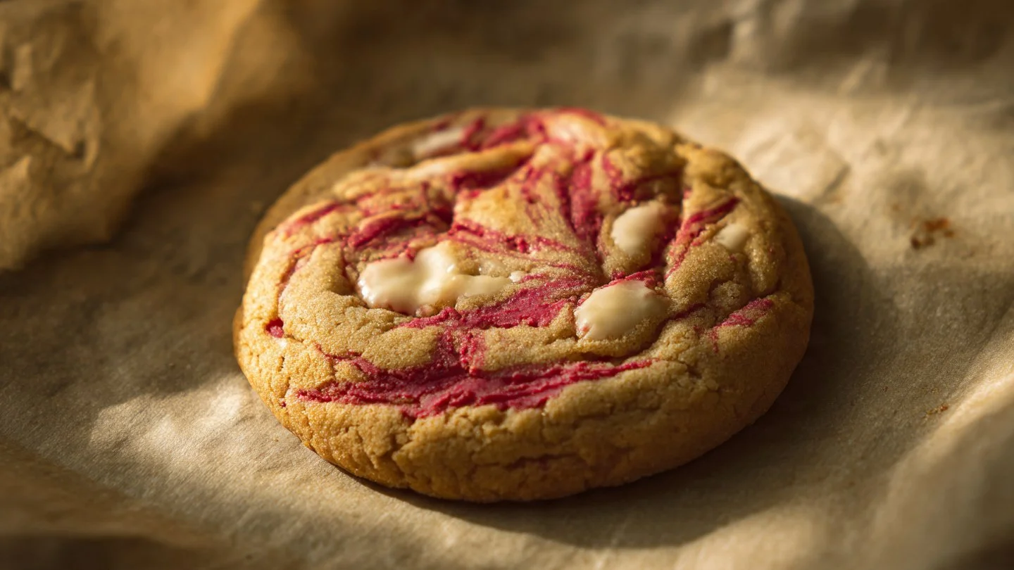 Raspberry White Chocolate Cookies