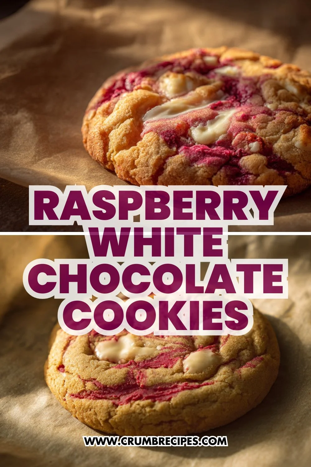 Raspberry White Chocolate Cookies