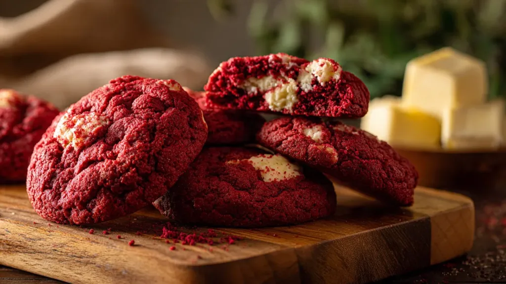 Red Velvet Cream Cheese Cookies: Sweet Bliss in Every Bite!