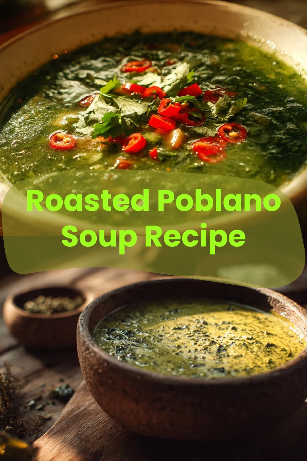 Roasted Poblano Soup Recipe