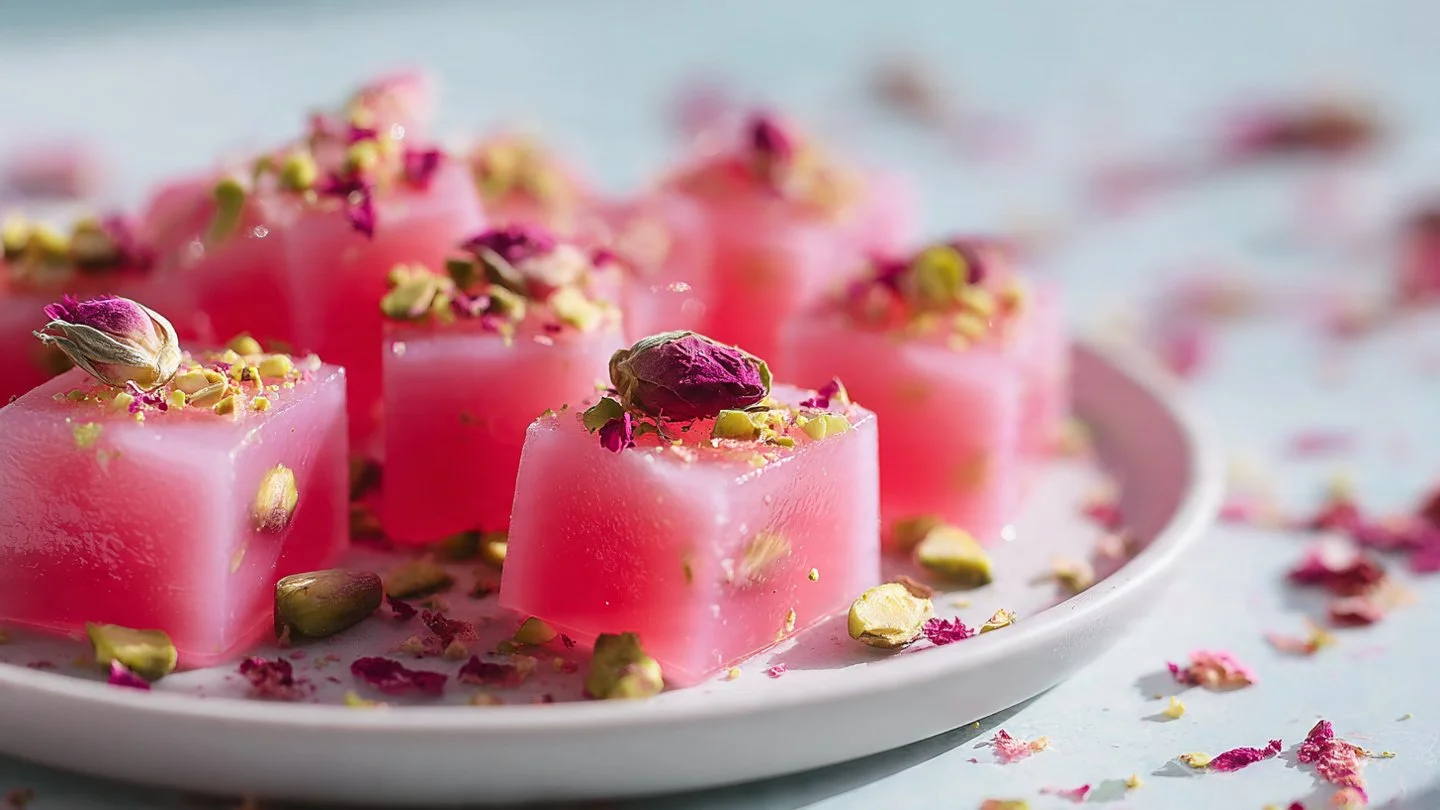 Rose Milk Gelatin