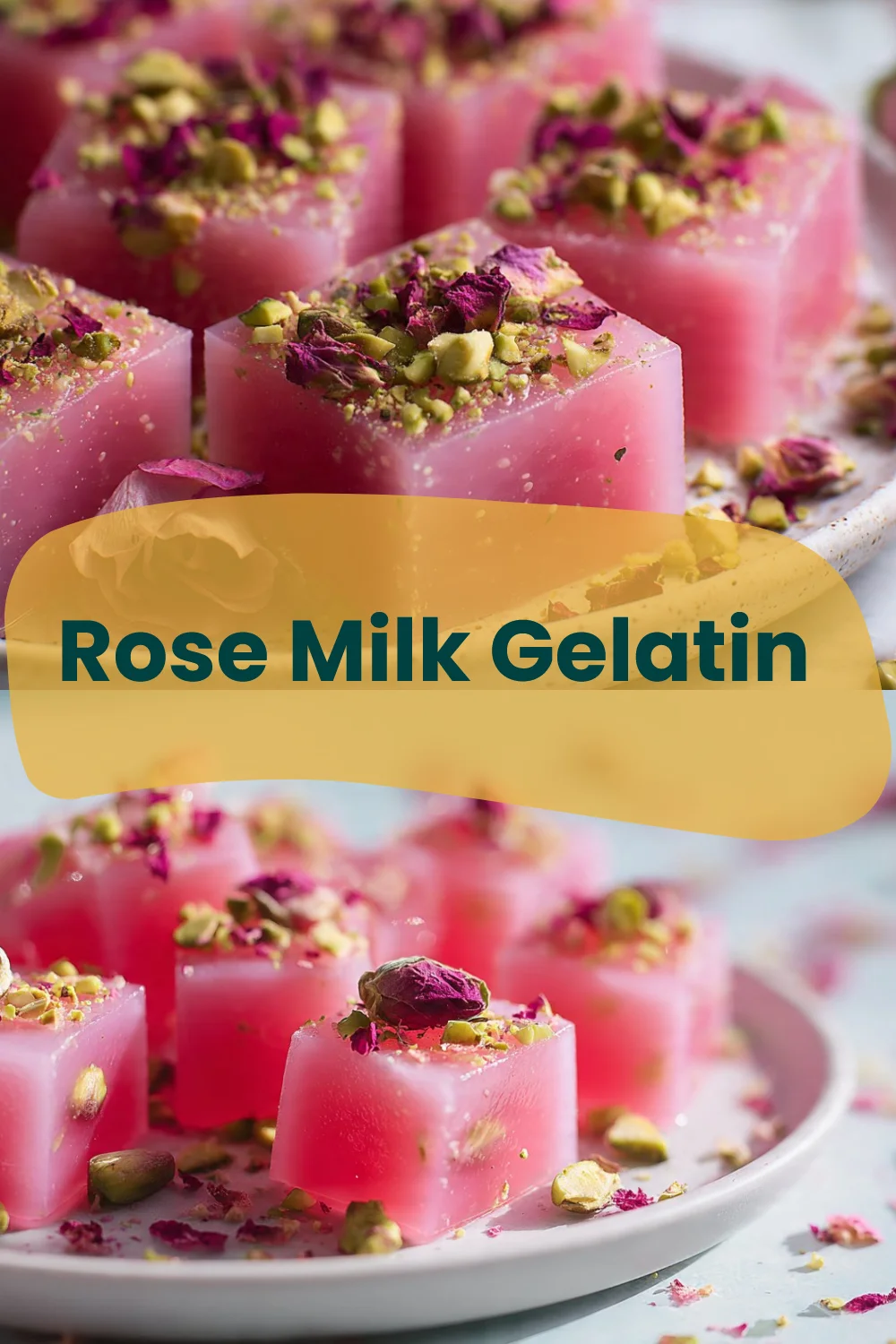 Rose Milk Gelatin