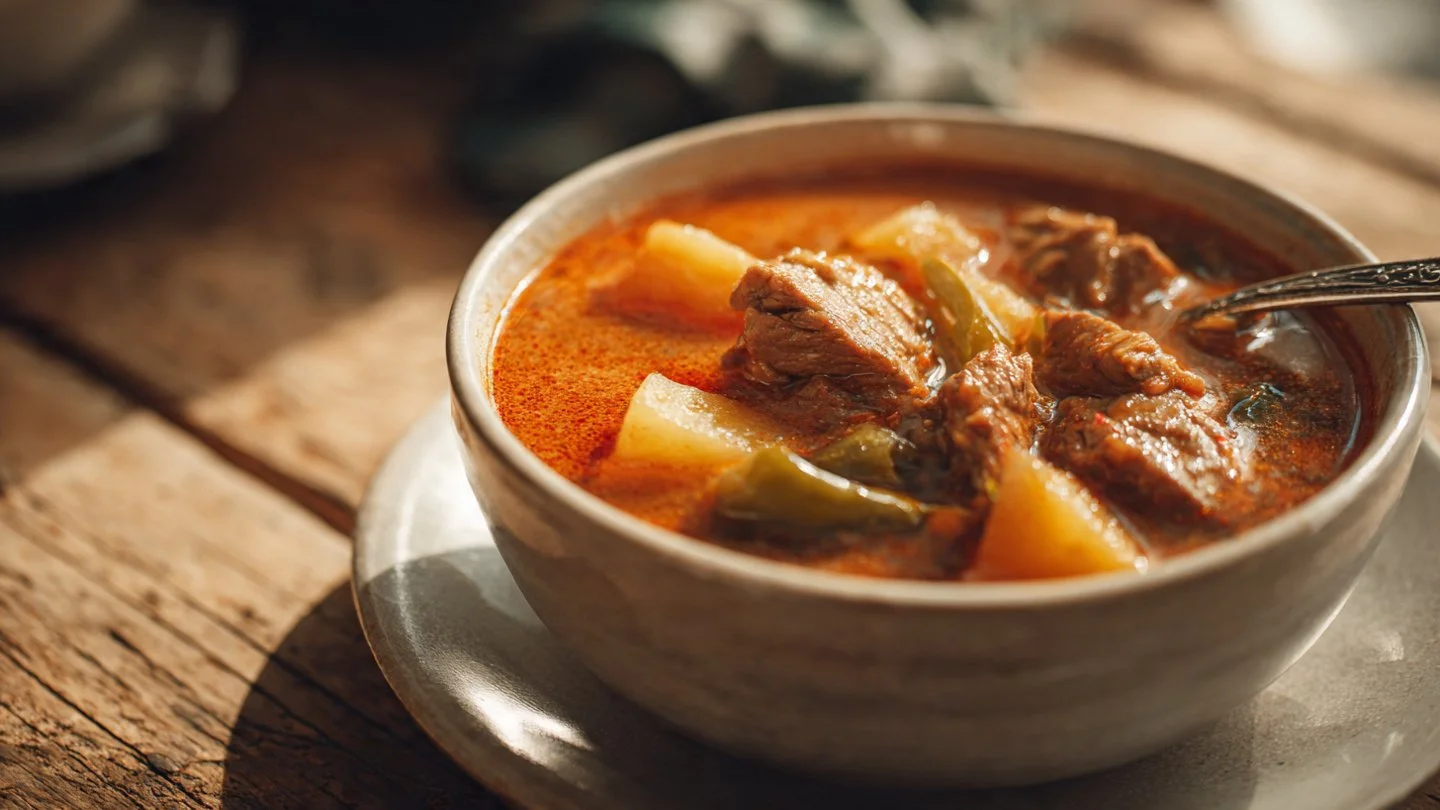 Spanish Potato Soup with Chorizo