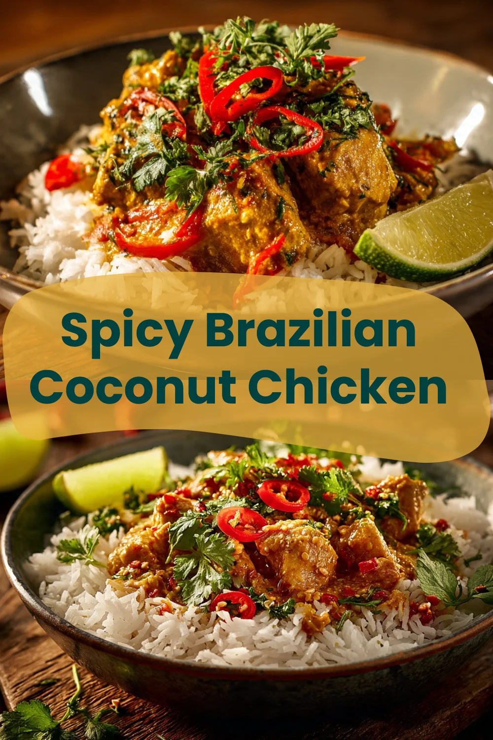 Spicy Brazilian Coconut Chicken