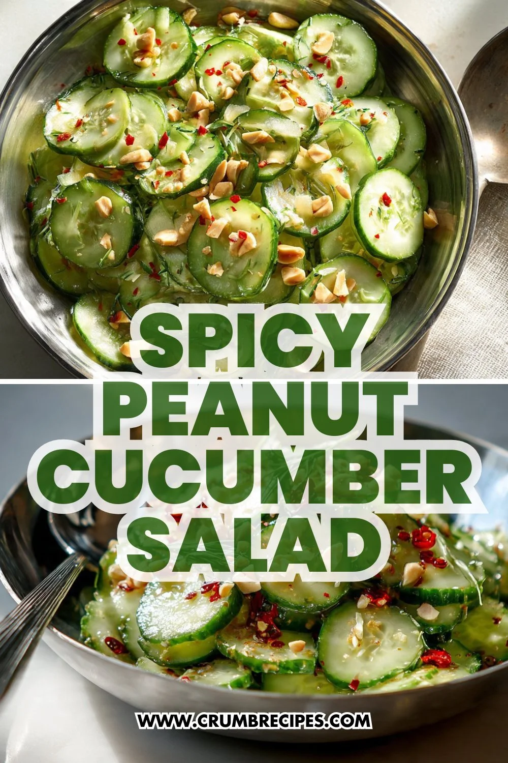 Spicy Peanut Cucumber Salad