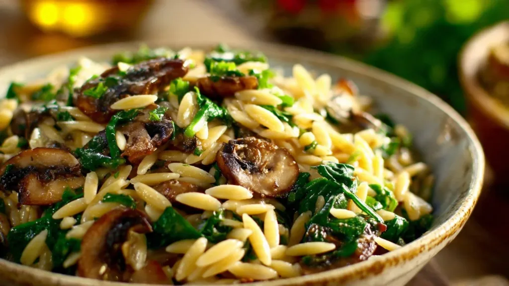 Spinach Mushroom Orzo: Your New Go-To Comfort Dish