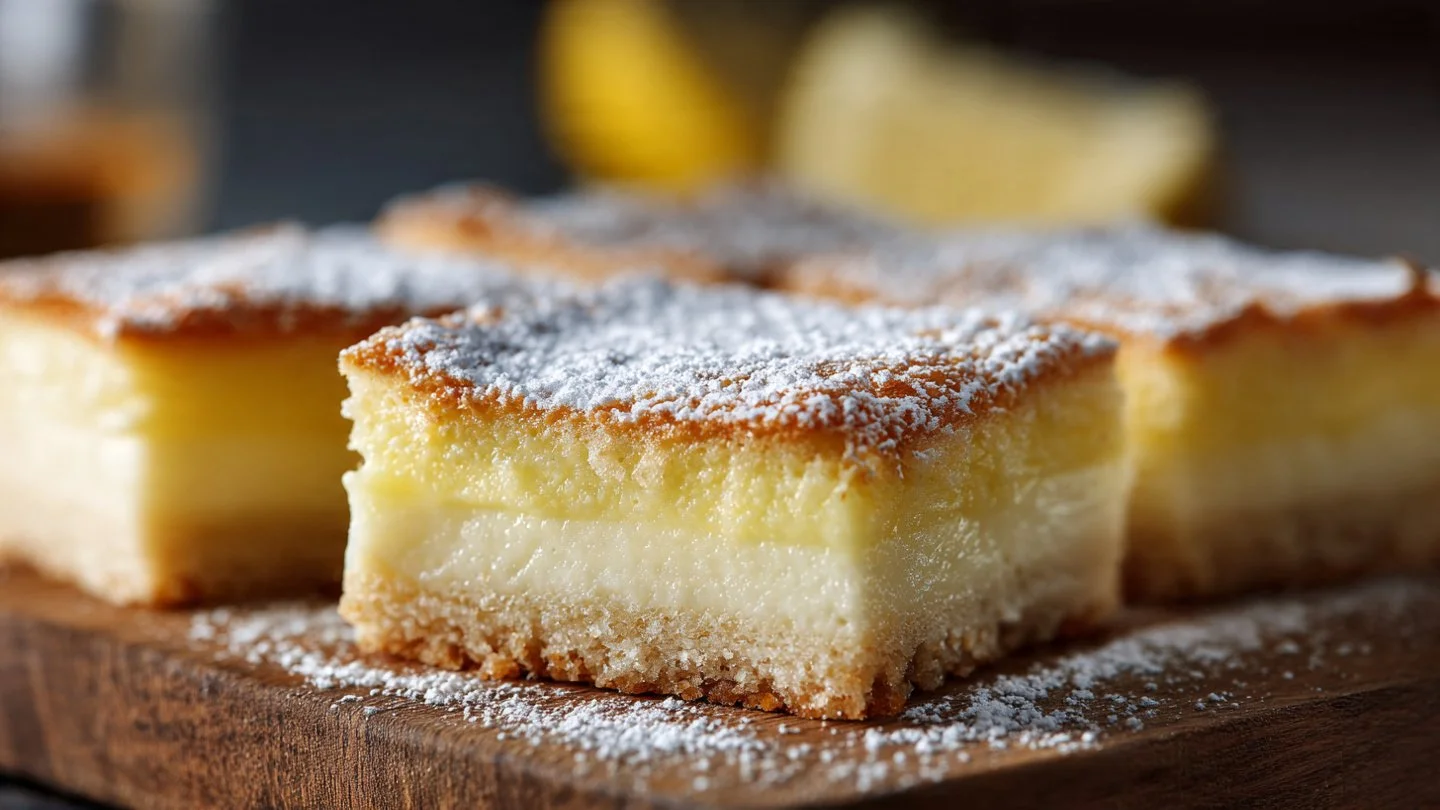 Vanilla Custard Cream Squares