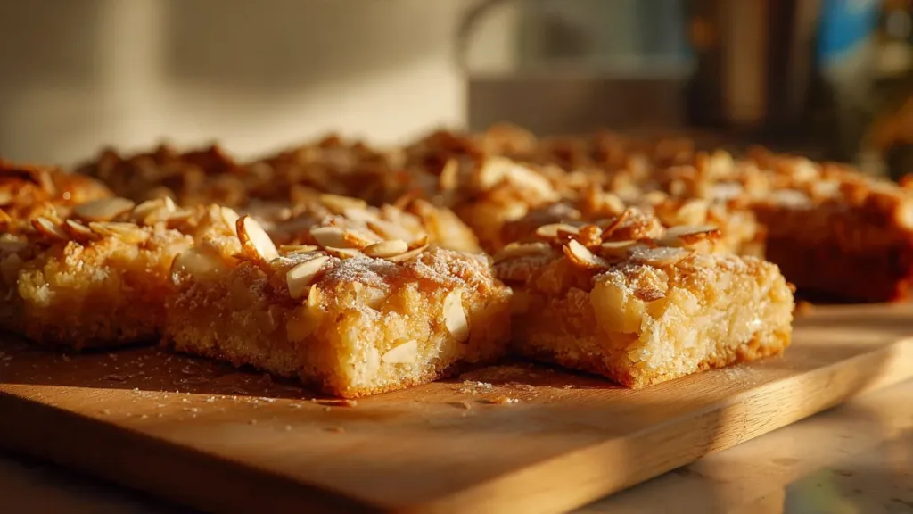 Chewy Vegan Almond Cookie Bars : Easy Plant-Based Treat