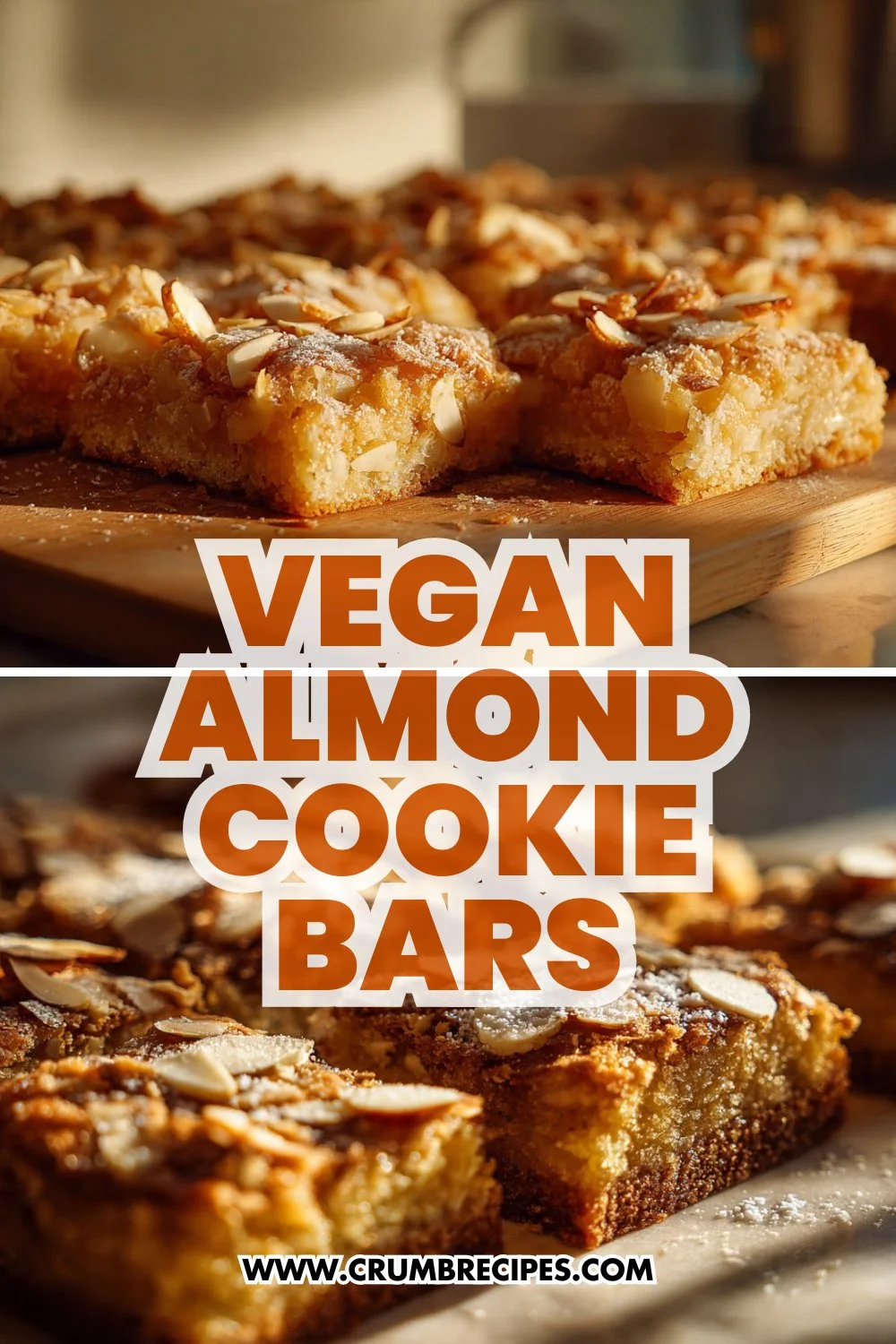 Vegan Almond Cookie Bars