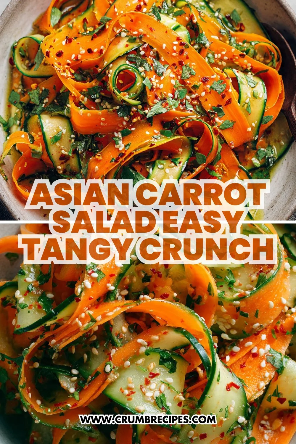 Asian Carrot Salad Easy, Tangy Crunch