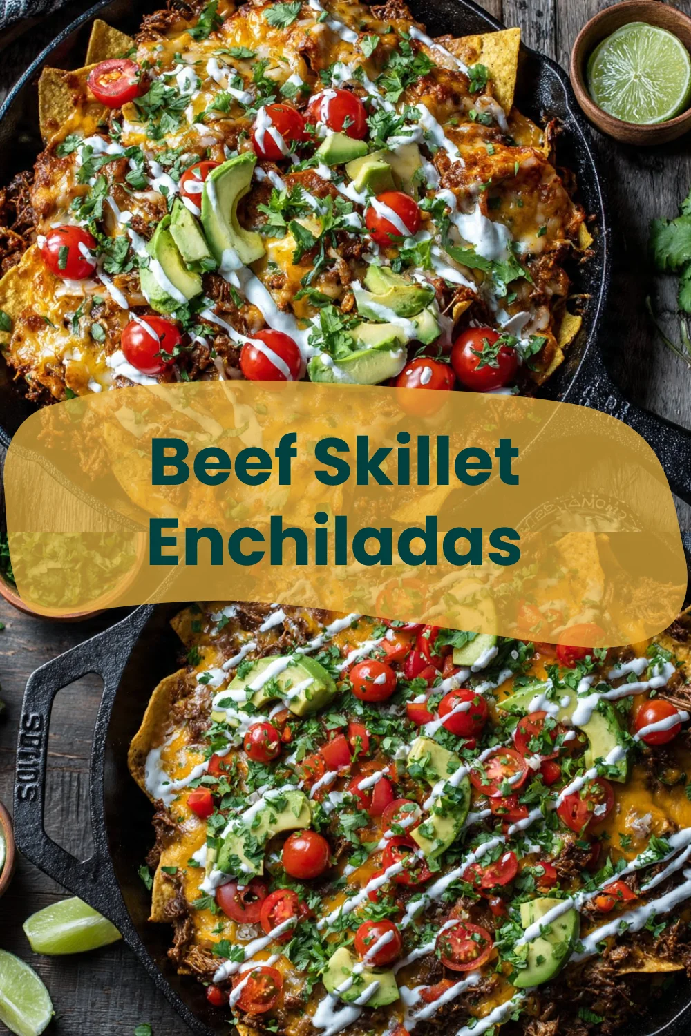 Beef Skillet Enchiladas