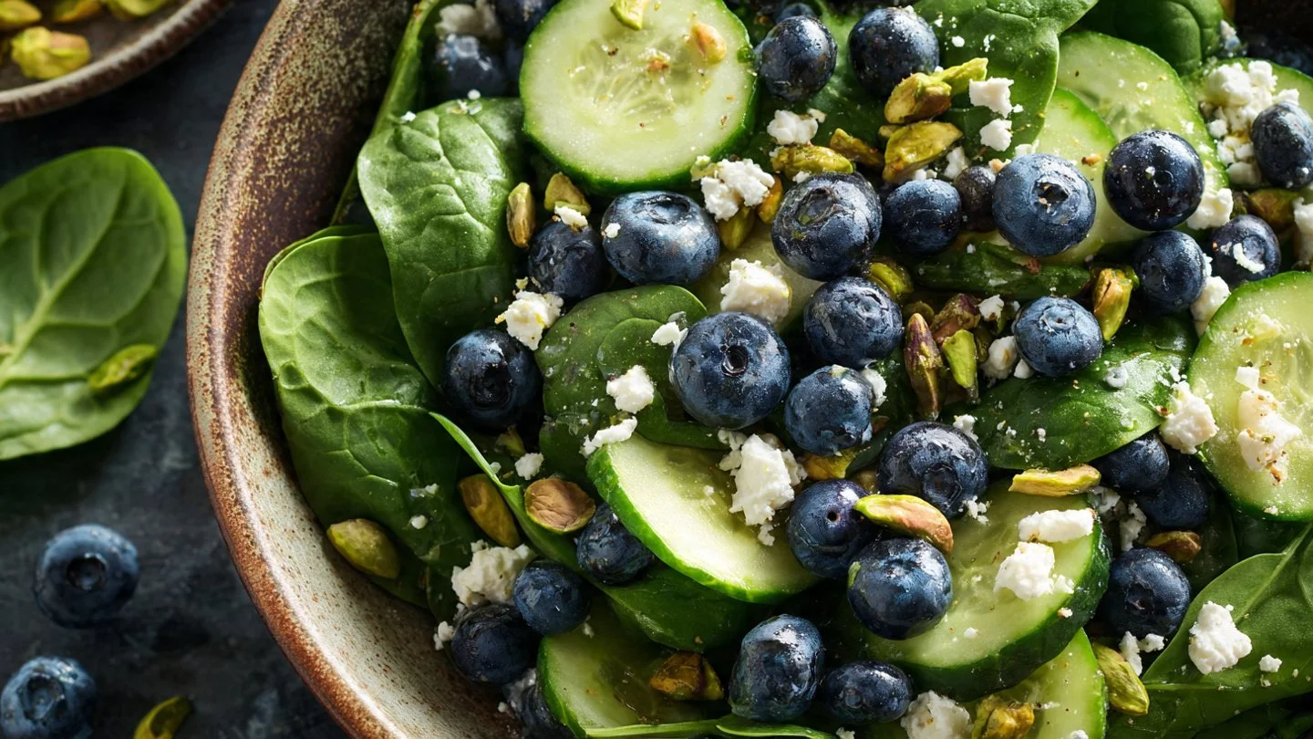Blueberry Pistachio Spring Salad
