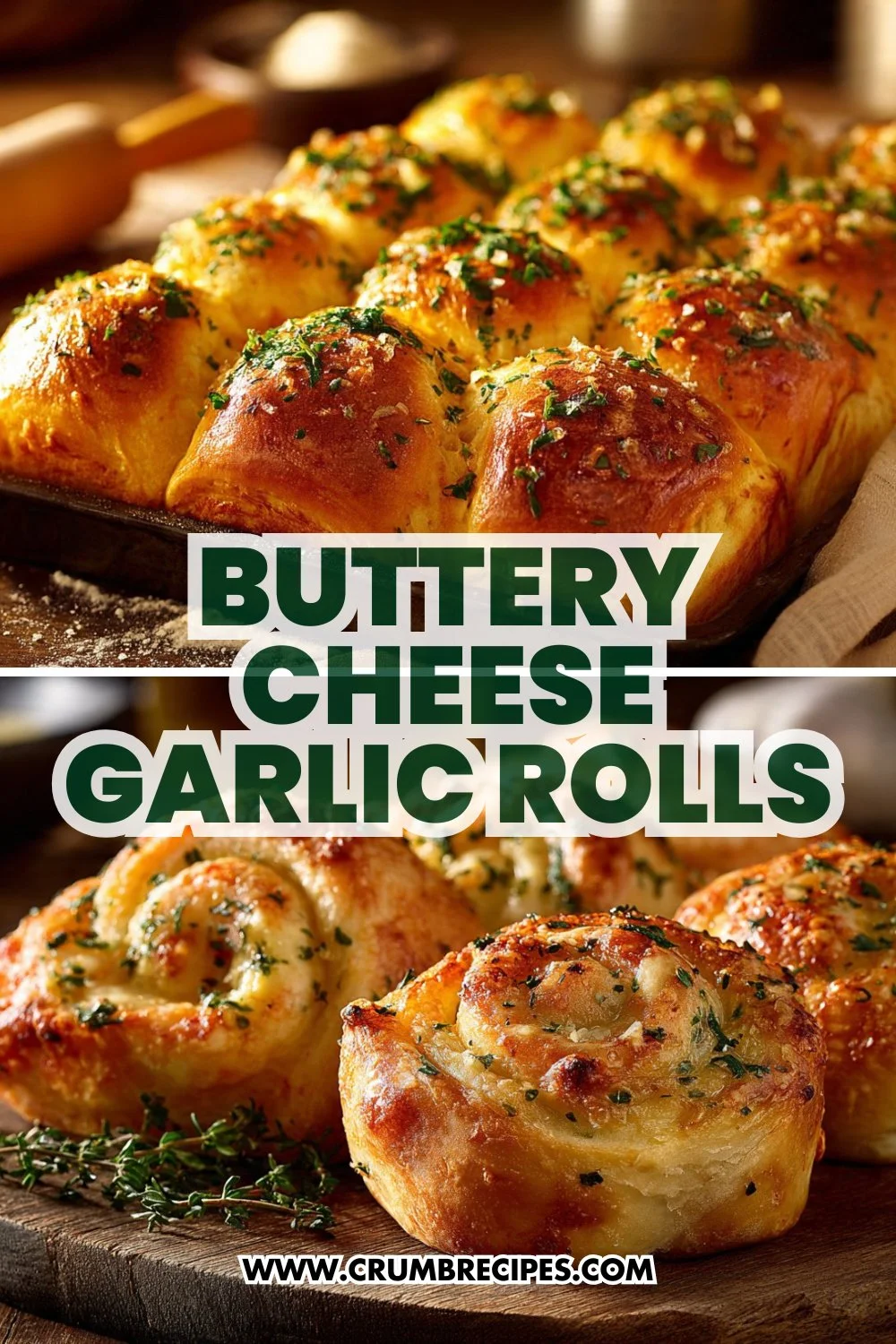 Buttery Cheese Garlic Rolls
