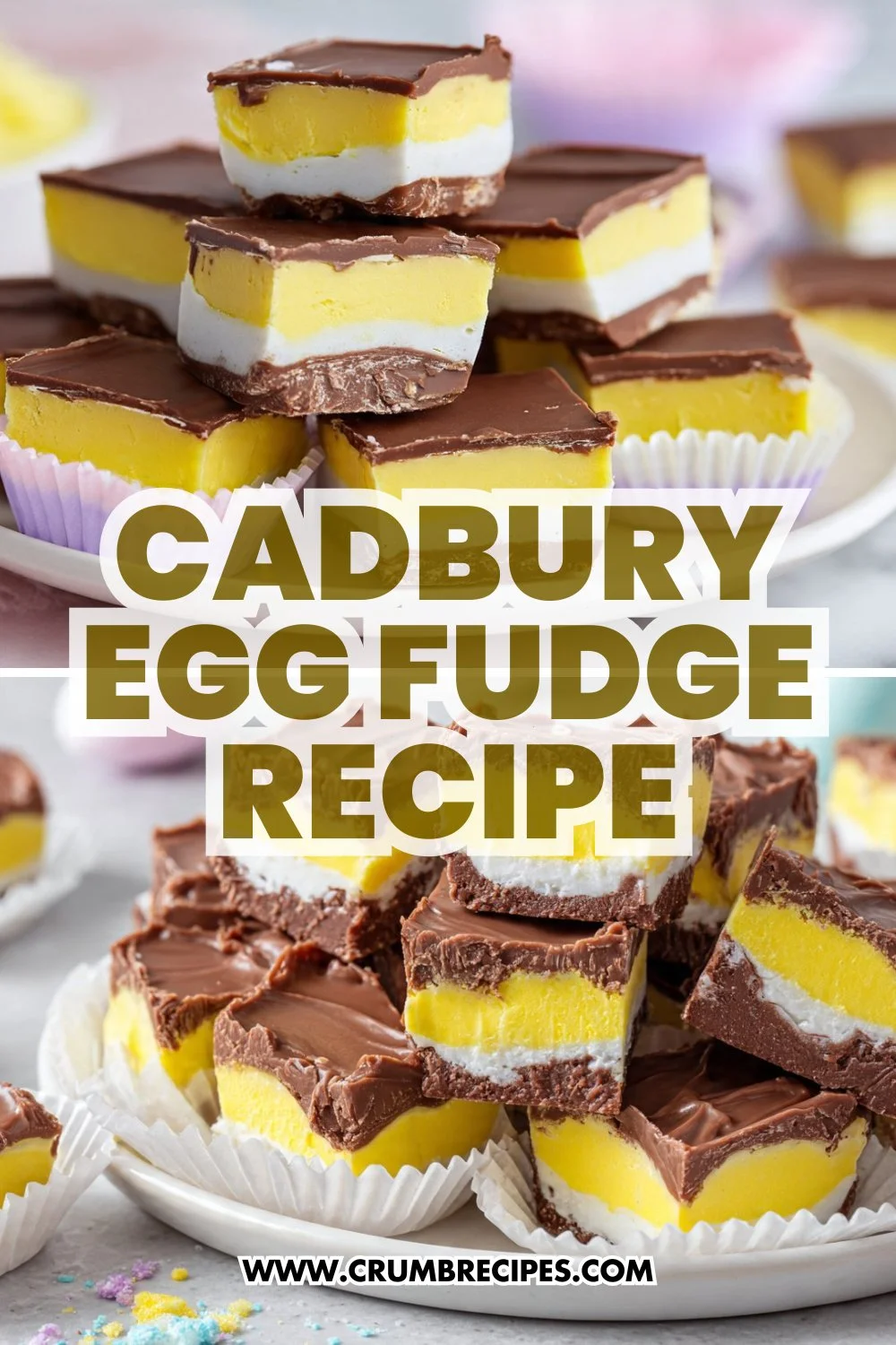 Cadbury Egg Fudge Recipe