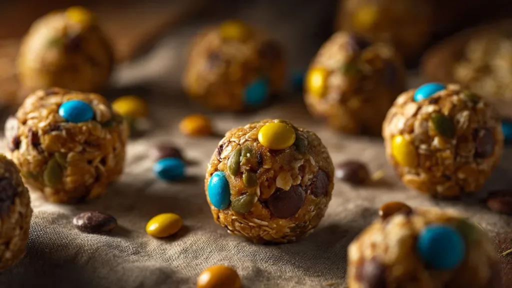 Cadbury Egg Protein Balls : Mini Chocolate Peanut Butter Power Bites