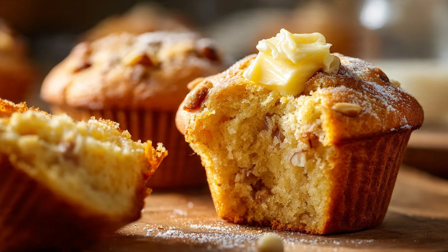 Carrot Muffins with Coconut and Pineapple