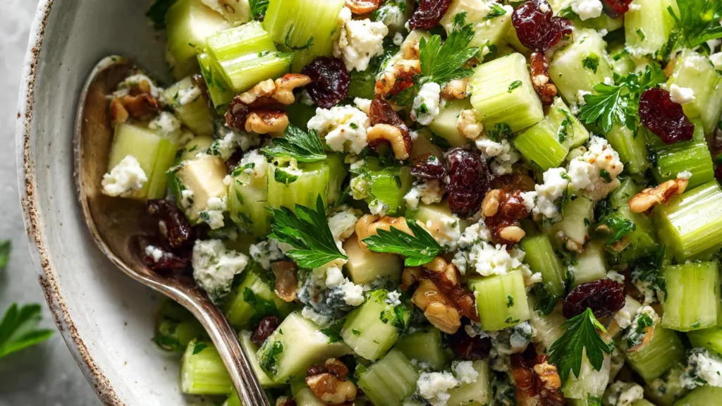 Celery Apple Pistachio Salad Recipe