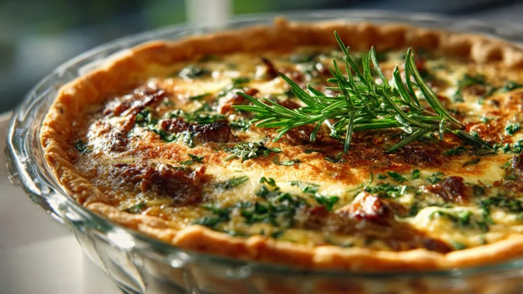Cheddar and Sausage Quiche That Will Make You the Breakfast MVP
