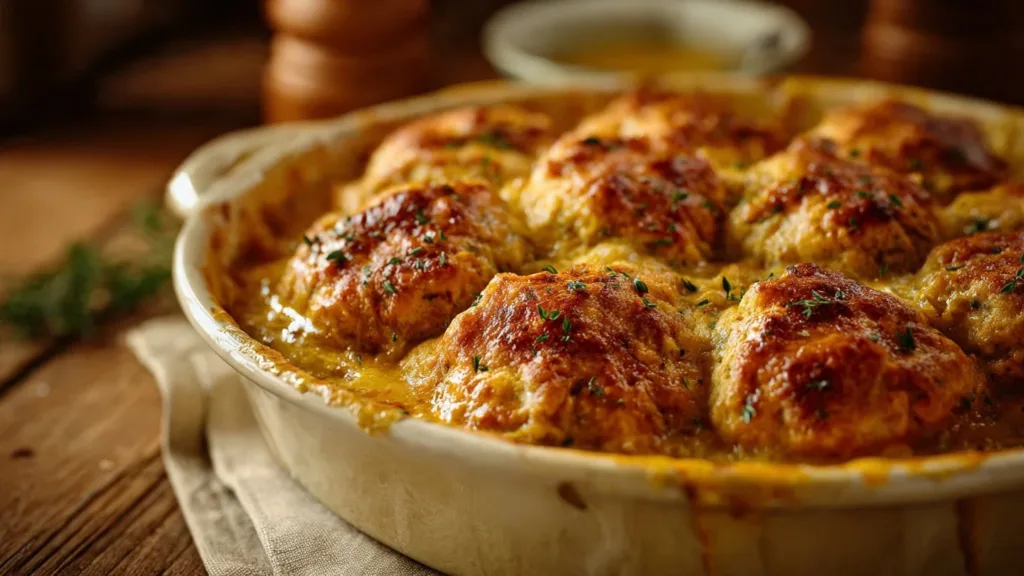 Cheddar Bay Chicken Cobbler: Cheesy Biscuit-Topped Comfort Bake