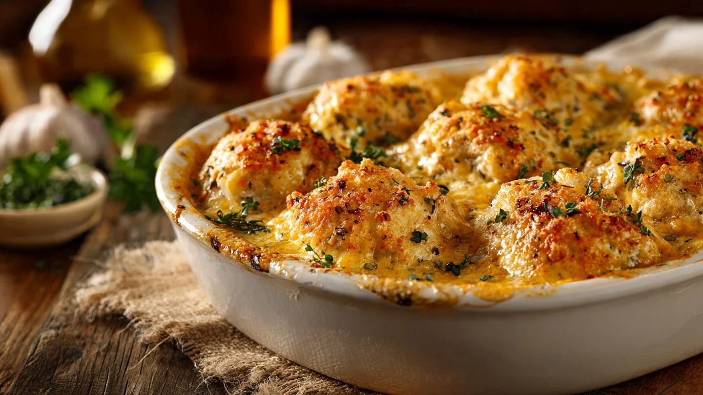 Cheddar Bay Chicken Cobbler