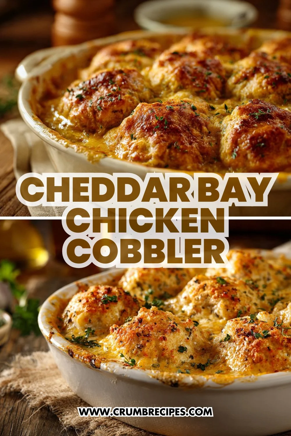 Cheddar Bay Chicken Cobbler