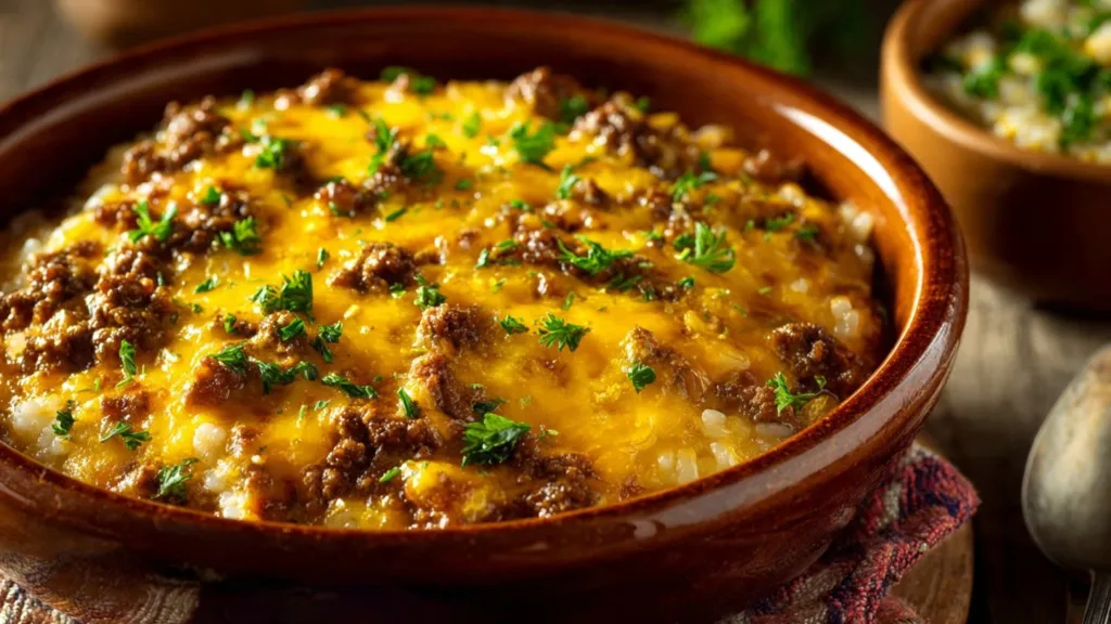 Cheesy Hamburger Rice Casserole: Your Ultimate Comfort Dish!
