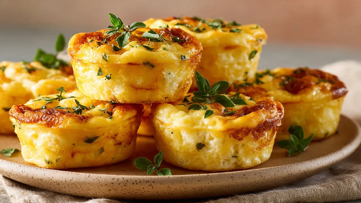 Cheesy Muffin Tin Cottage Cheese Egg Bites