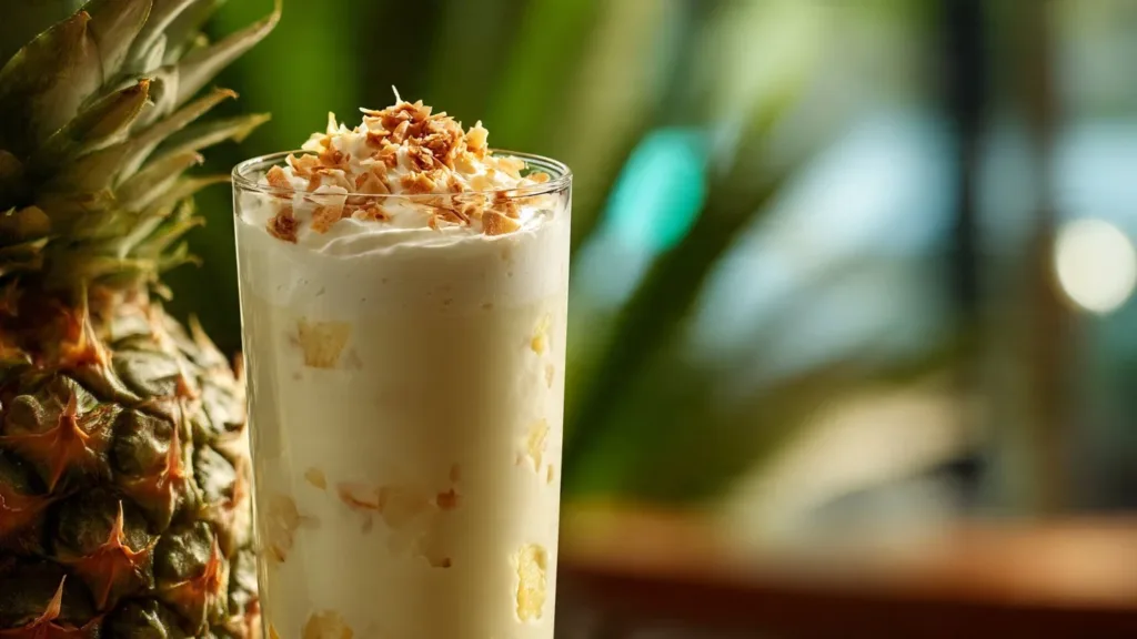 Creamy Frozen Coconut Pineapple Whip Refresher : Tropical Whip Bliss coconut pineapple whip Creamy Frozen Coconut Pineapple Whip Refresher : Tropical Whip Bliss