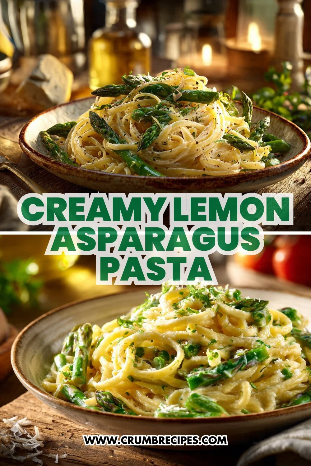 Creamy Lemon Asparagus Pasta