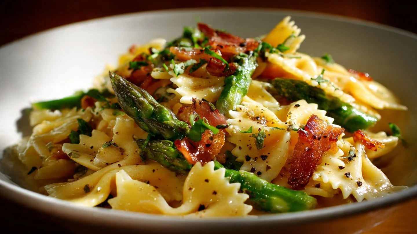 Creamy Pasta with Asparagus - Naomi's Recipes