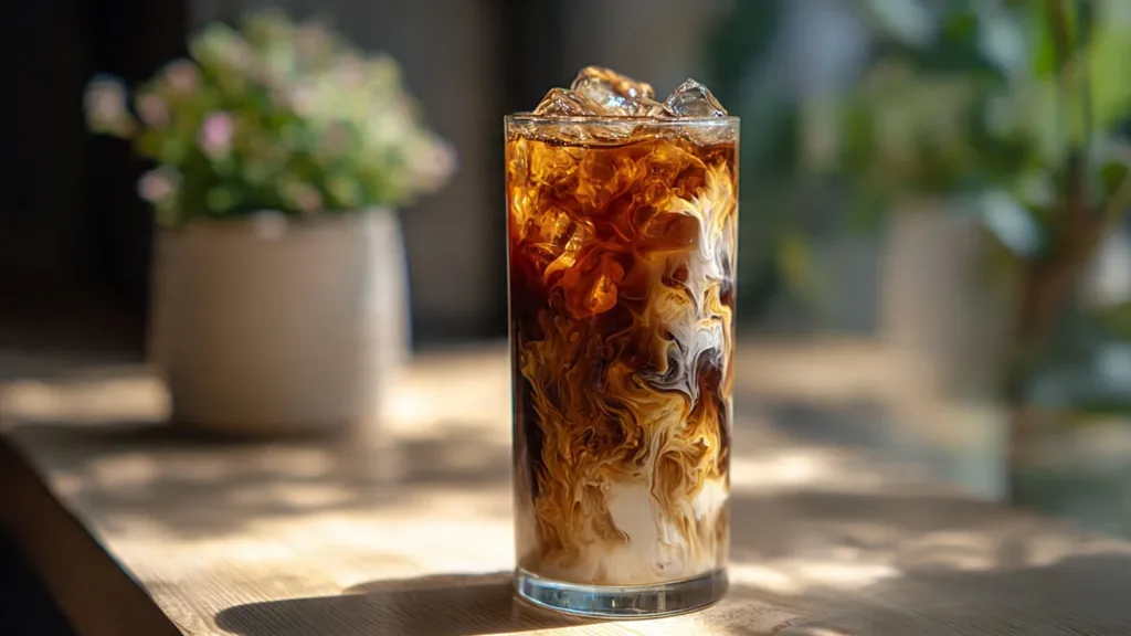 Creamy Thai Iced Tea with Condensed Milk Swirl : Gorgeous, Easy Recipe