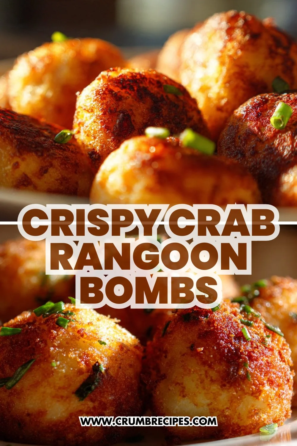 Crispy Crab Rangoon Bombs