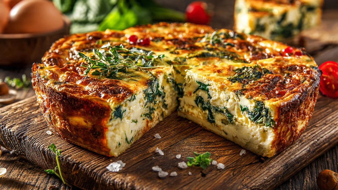 Easy-Cheesy Crustless Spinach Quiche (No-Fuss Brunch Favorite) Crustless Spinach Quiche Crustless Spinach Quiche