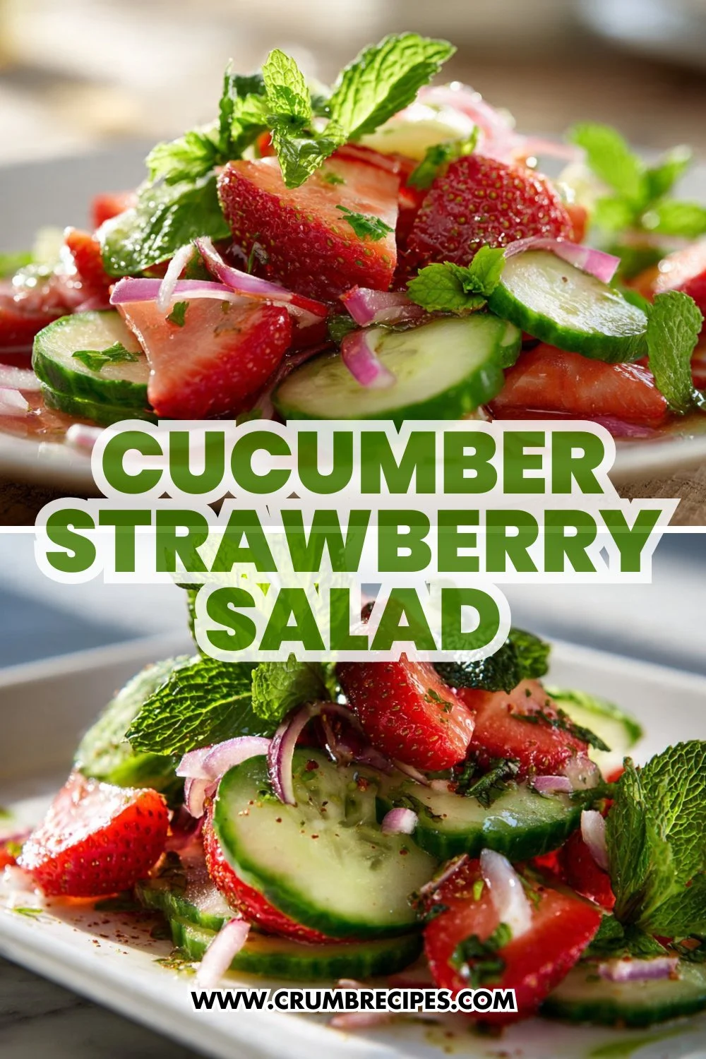 Cucumber Strawberry Salad