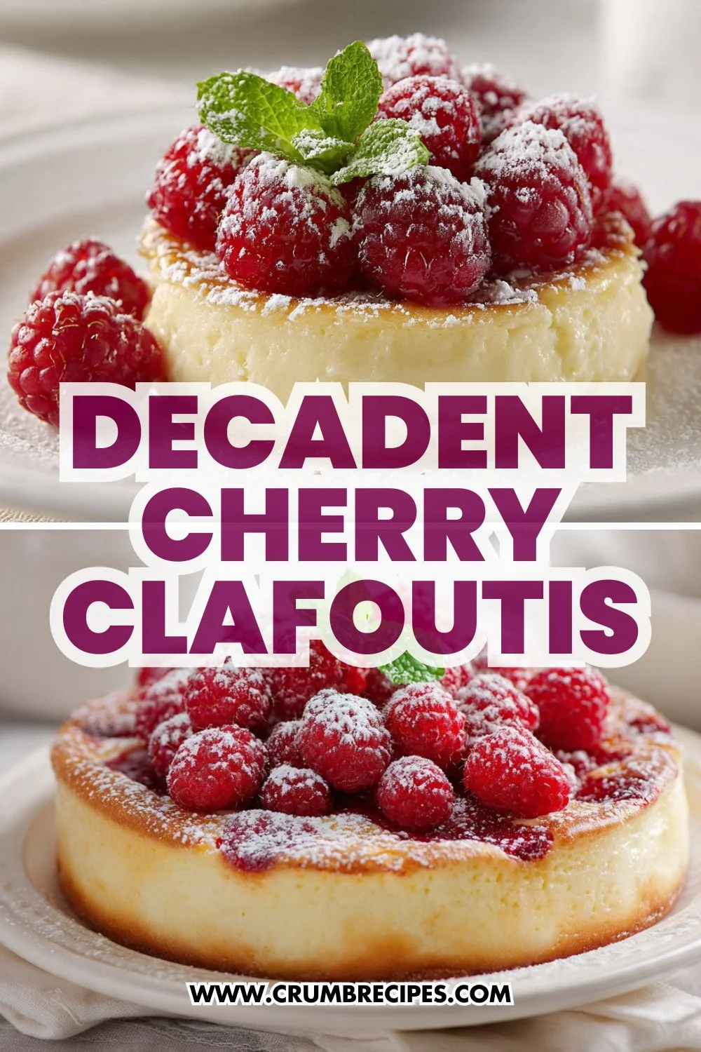 Decadent Cherry Clafoutis
