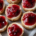 Delicious frozen cheesecake bites ready to delight your taste buds