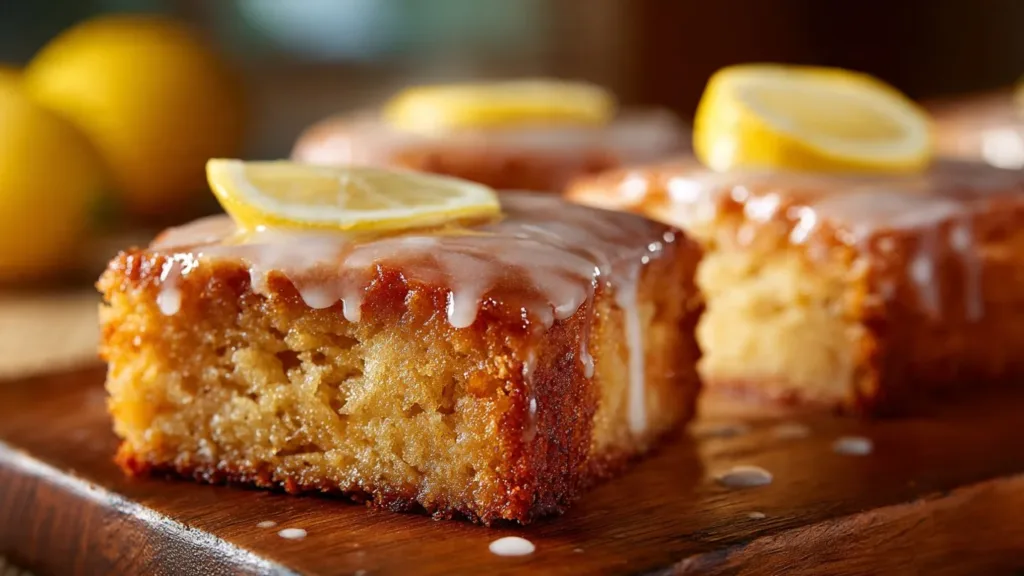 Sunshine-Glazed Lemon Blondie Bars (Bright, Buttery, and Ridiculously Easy)
