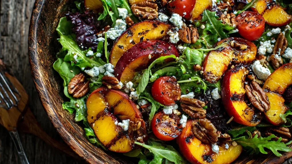 Grilled Peach Salad