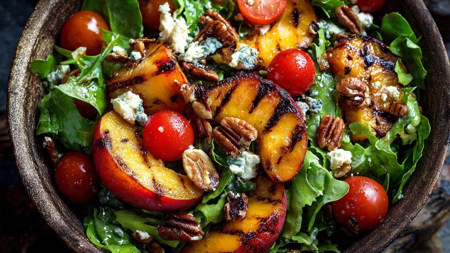 Grilled Peach Salad