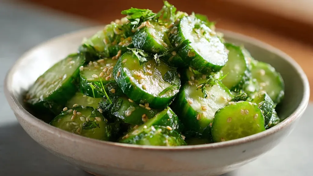 Crunchy Honey-Lime Cucumber Salad : Fresh, Zesty & Easy