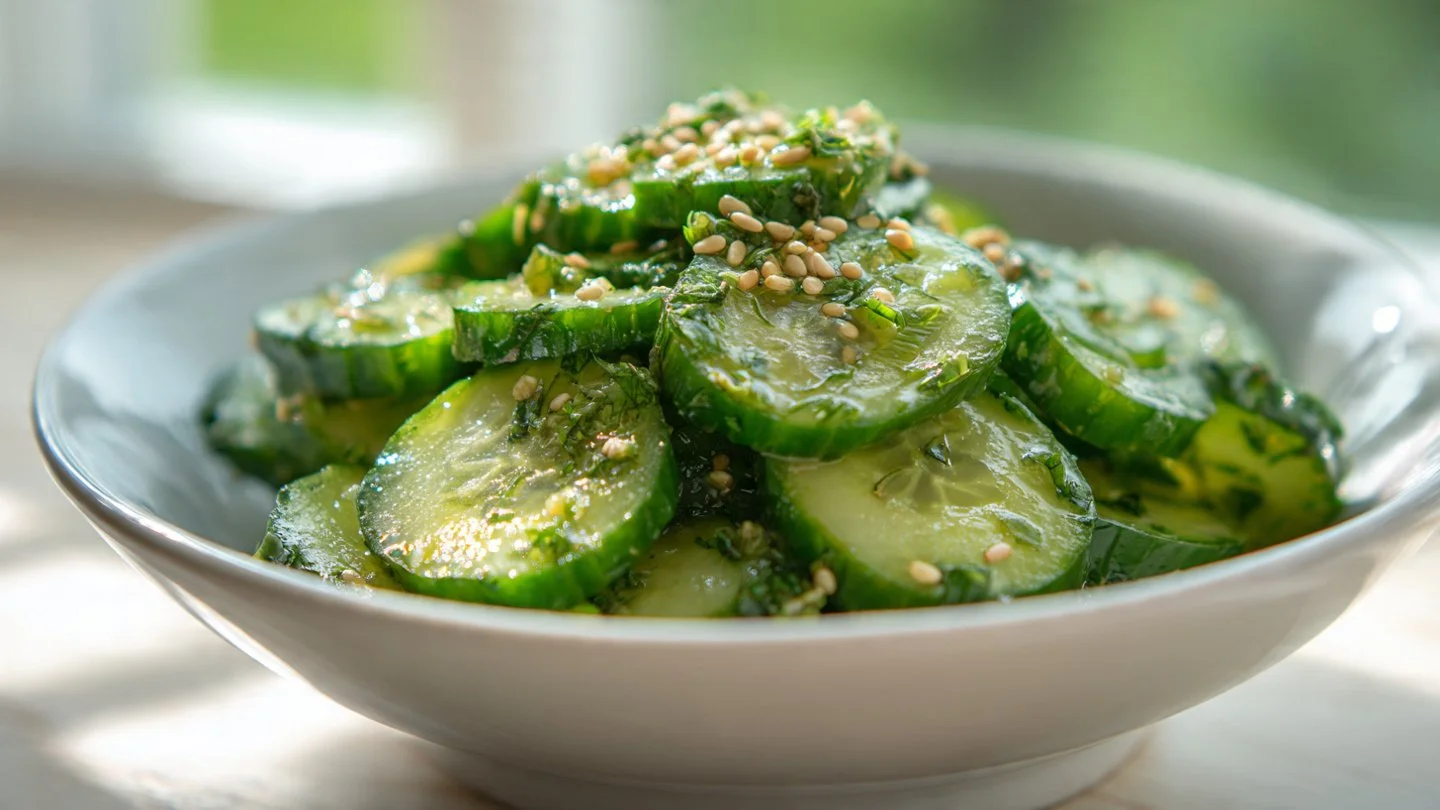 Honey-Lime Cucumber Salad