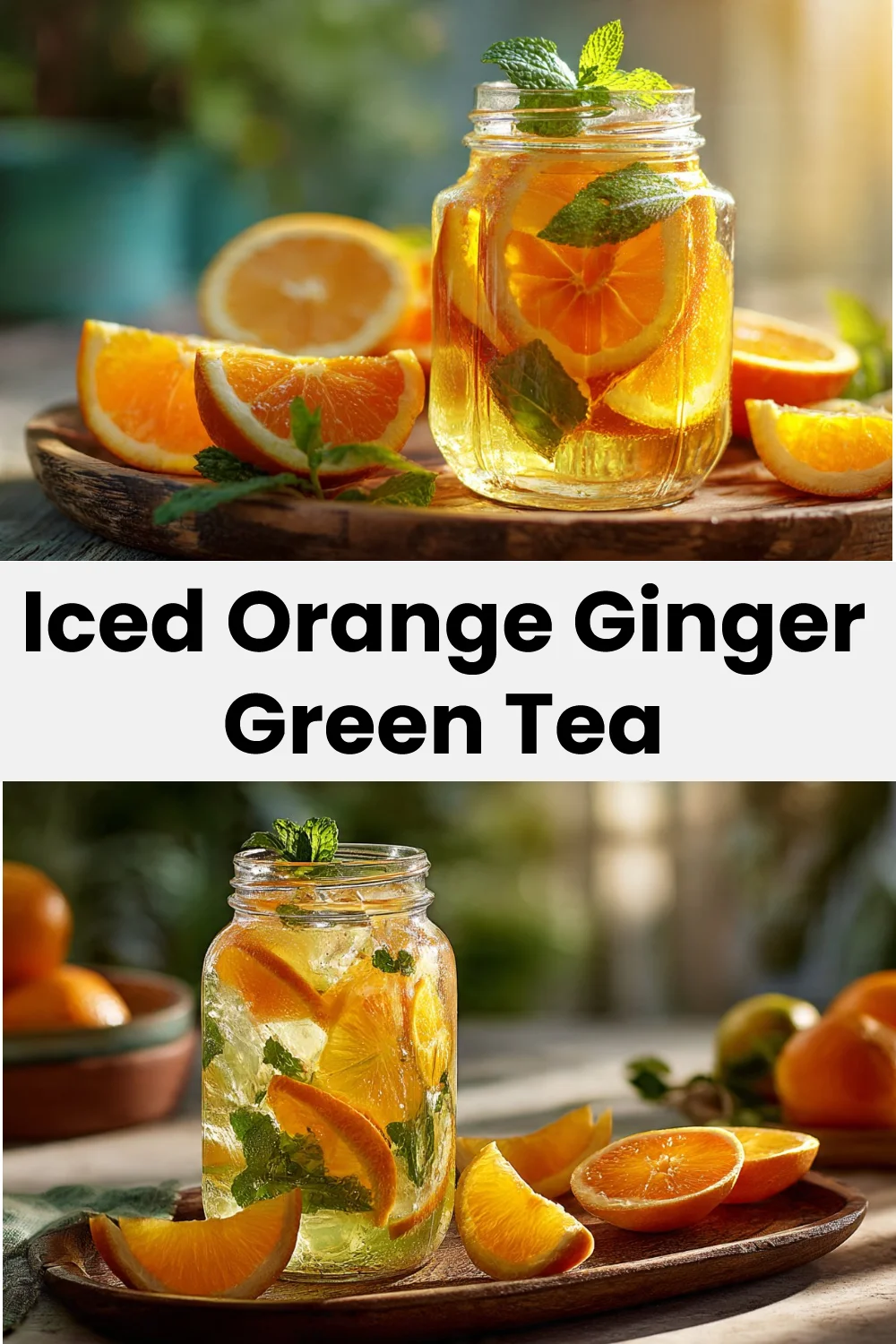 Iced Orange Ginger Green Tea