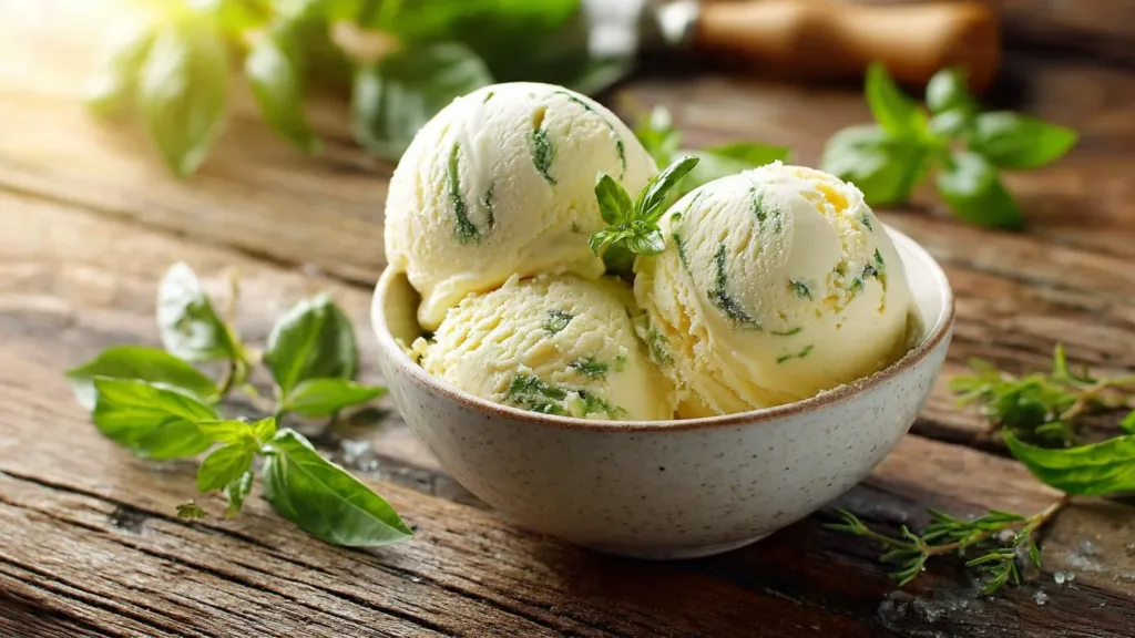 Zesty Lemon Basil Sorbet : Refreshing Summer Bliss (Easy 4-Ingredient Recipe!)
