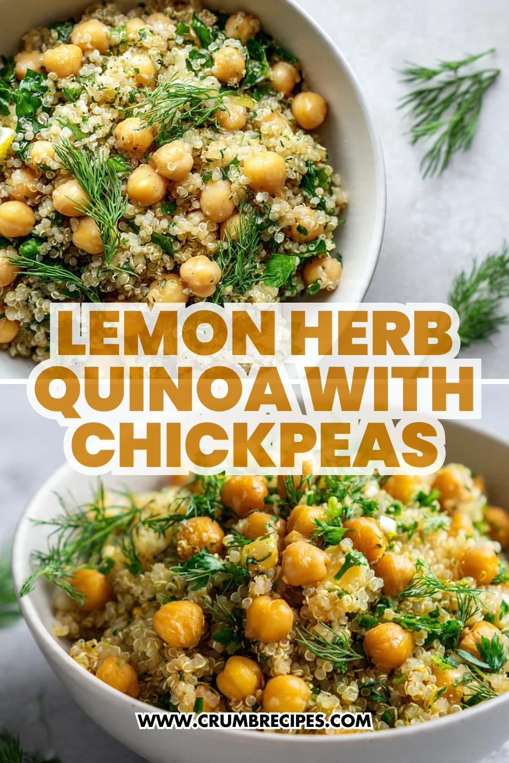 Lemon Herb Quinoa with Chickpeas
